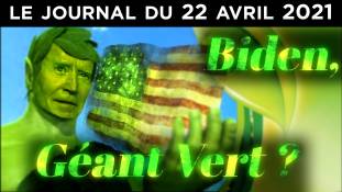 Biden, la révolution verte - JT du jeudi 22 avril 2021