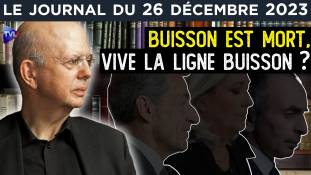 Disparition de Patrick Buisson : la droite orpheline ? - JT du mardi 26 décembre 2023