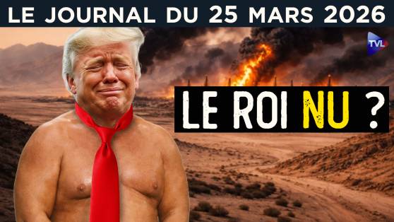 Iran VS Israël - USA et Ormuz bloqué : Le coup de bluff de Trump ? - JT du mercredi 25 mars 2026